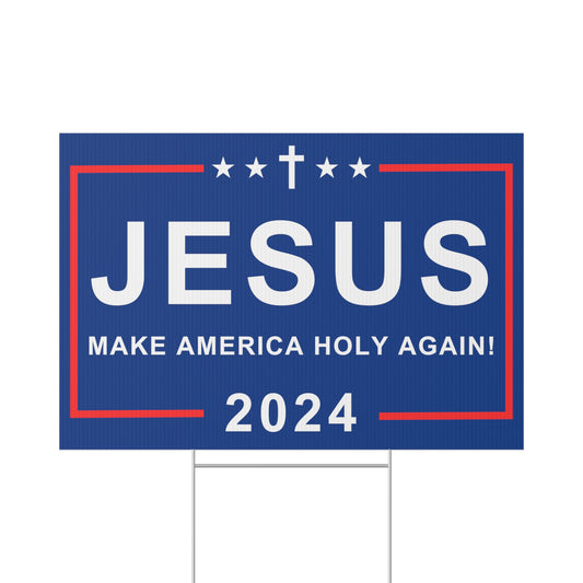 JESUS LAWN SIGN